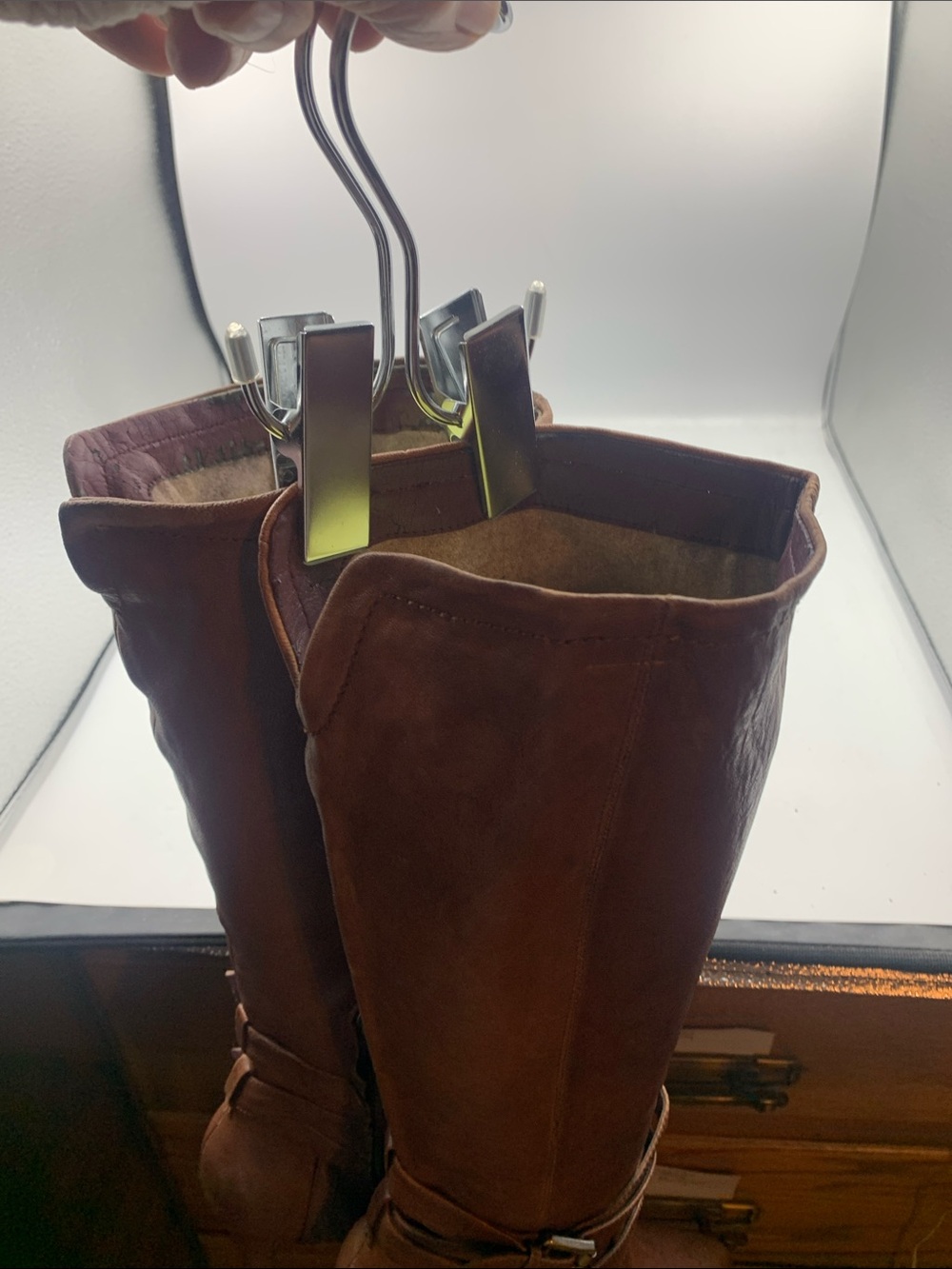 Bootique Brown Suede Women's Knee-High Boots